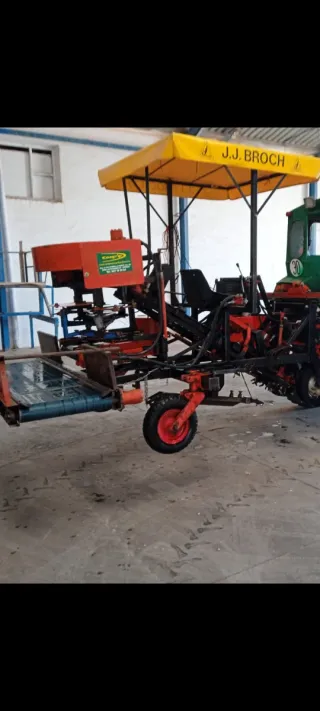 Máquina Cosechadora de Ajos J.J. BROCH de un hilo