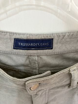 Pantaloni Trussardi Uomo Taglia 44 Grigio