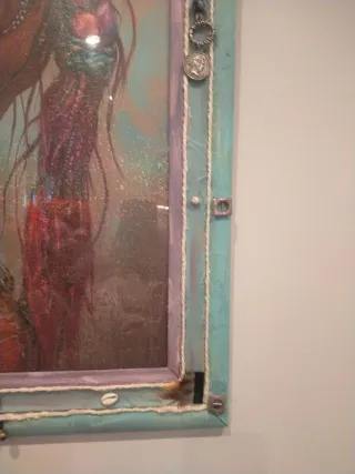 Cuadro estilo tribal mujer