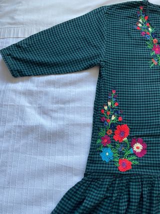 Vestido Zara mujer estampado floral