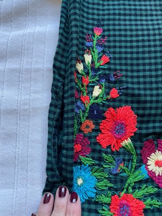 Vestido Zara mujer estampado floral