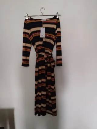 Vestido Milano rayas multicolor