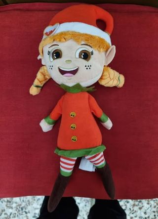 Peluche Elfo Bambina Kinder Ferrero Natale