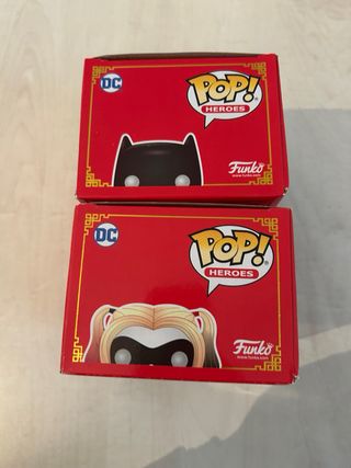 Funko Pop! DC Comics Harley Quinn 376 e Batman 374