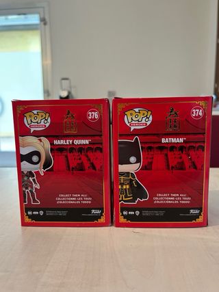 Funko Pop! DC Comics Harley Quinn 376 e Batman 374