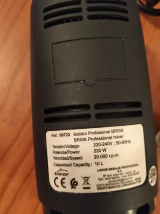 Hostelería.Batidora Profesional Lacor