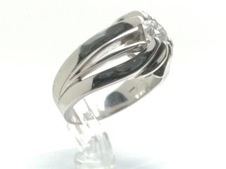 Anillo de Oro Blanco 18 Kt. 11.5 gr. de segunda ma