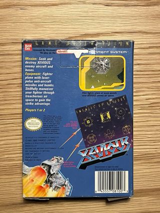 Xevious NES PAL EEC Bandai Completo