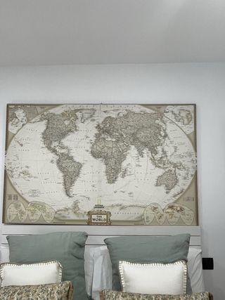 Cuadro Mapa Mundi National Geographic 150x100