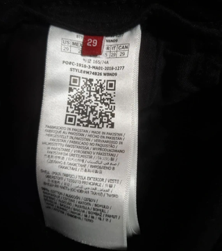 Pantalón Negro Guess Talla 29