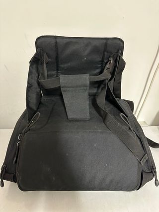 Trona Portátil Hoppop lavable negro