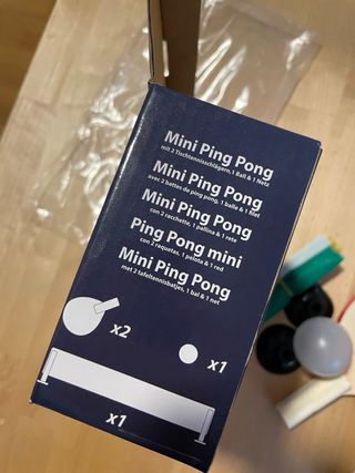 Mini Ping Pong Glow in the Dark