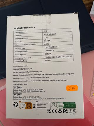 Ventilador de cuello GENCOLY S57