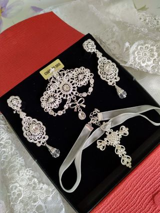 Aderezo Fallera Plata Filigrana Nuevo