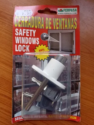 Cerradura de seguridad para bloqueo de ventana