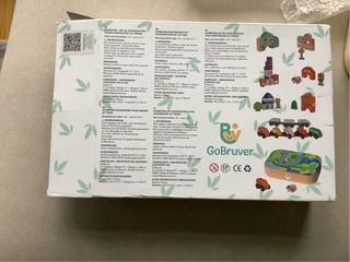 GoBruver Set Construcción Ciudad Montessori Madera