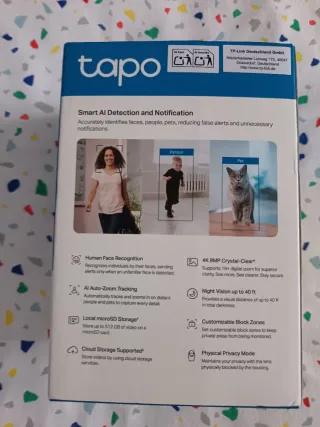 Cámara de seguridad inteligente Tapo