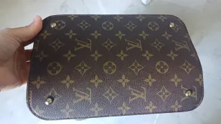 Borsa secchiello marrone