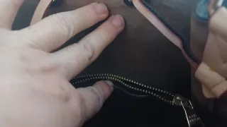 Borsa secchiello marrone