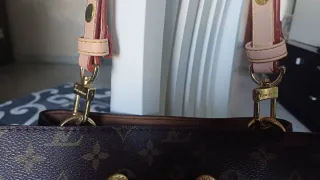 Borsa secchiello marrone