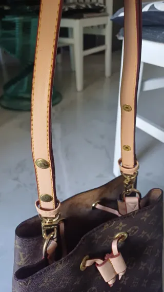 Borsa secchiello marrone