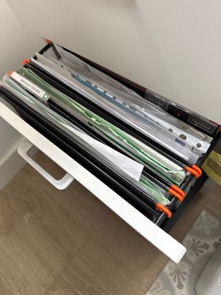 Cajonera  Archivador Oficina Blanca con ruedas