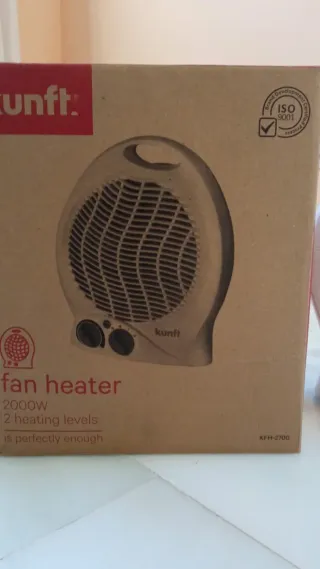 Estufa calefactor Kunft blanca