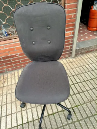 Silla de escritorio Ikea negra