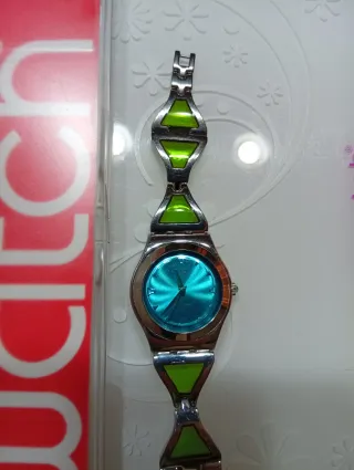 Orologio Swatch Irony in acciaio color turchese esclusivo