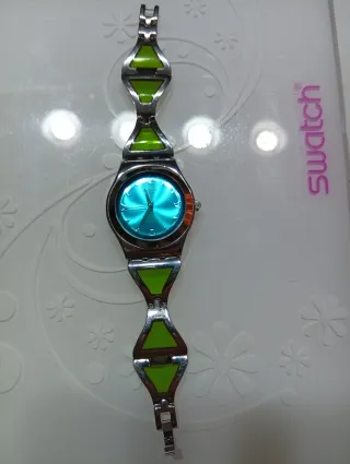 Orologio Swatch Irony in acciaio color turchese esclusivo