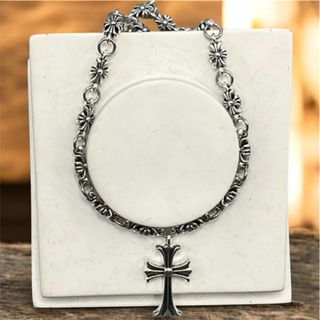 Collana Chrome Hearts Croce Argento