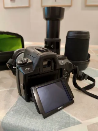 Cámara Sony A390 + Teleobjetivo Minolta