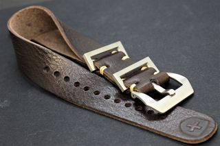 Correa NATO cuero reloj hombre Hecho a mano