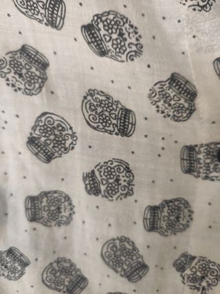 Camisa Stradivarius Estampado Calaveras