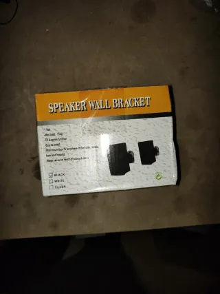 Soportes Pared Altavoces Negro