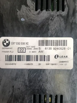 Centralita BMW FRM3R PL2 E87 E92 E93 XE