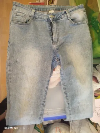 2 Pantalones Vaqueros Mujer Talla XL/46