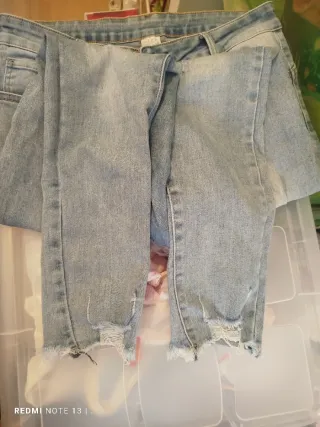 2 Pantalones Vaqueros Mujer Talla XL/46