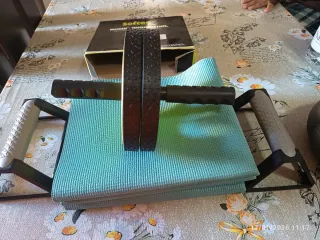 Kit Ejercicio Rueda y Mancuerna 15 lbs