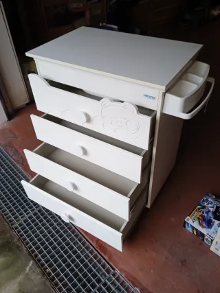 Mueble cambiador bebé