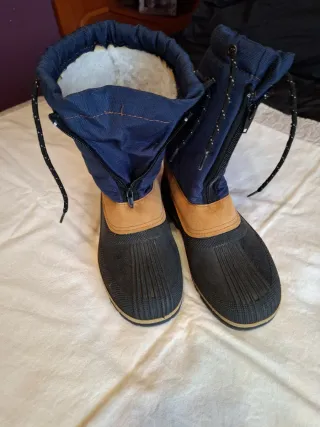 Botas de Nieve Niños Azul/Negro