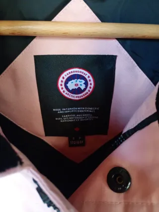 Smanicato Canada Goose rosa