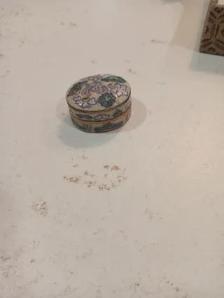 Cajitas cloisonné coleccionables