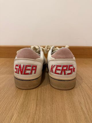 Golden Goose Ball Star Rosa bianco