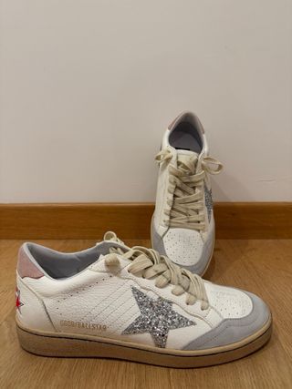 Golden Goose Ball Star Rosa bianco