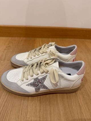 Golden Goose Ball Star Rosa bianco