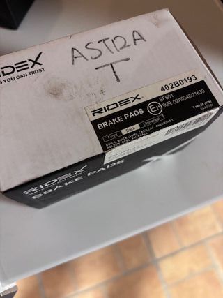 Filtros y pastillas Opel Astra J Sport Tourer 1.4