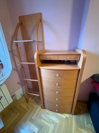 Dormitorio matrimonio completo madera