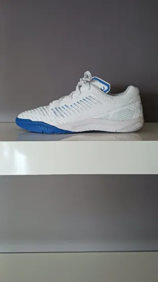 Zapatillas deportivas blancas y azules talla 41