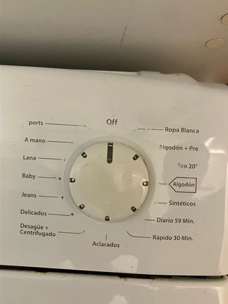 Lavadora Otsein 6kg Carga Superior Blanca A++